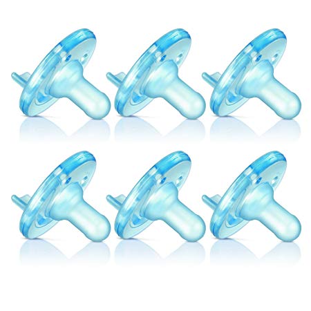 Philips Avent Soothie Pacifier, 0-3 Months, Blue - 6 Pack