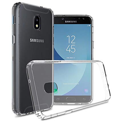 Samsung Galaxy J7 V 2nd Generation Case, Galaxy J7 2018 Case, Galaxy J7 Refine Case, Galaxy J7 Star Case, J7 Aero Case, J7 Crown Case, CoverON [ClearGuard Series] Slim Fit Phone Cover - Clear