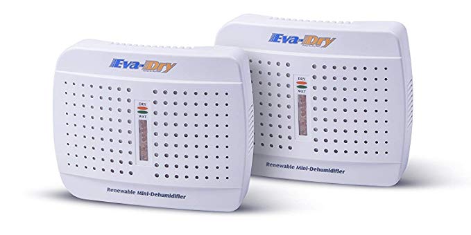 Eva-dry E-333 Renewable Mini Dehumidifier 2-PACK