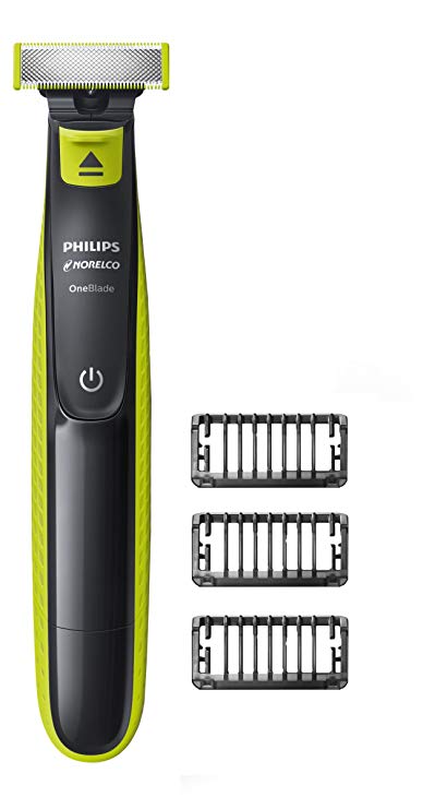 Philips Norelco OneBlade hybrid electric trimmer and shaver, FFP, QP2520/90