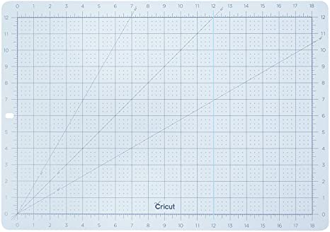 Cricut Self Healing Cutting Mat - Cricut Mat for use with Cricut TrueControl Knife, Rotary Cutter, Craft Knife, Xacto Knife - 12" x 18" [Blue]