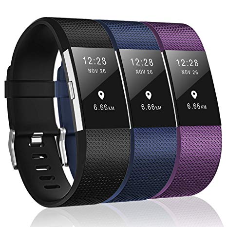Fitbit Charge 2 Bands, DigiHero Replacement Band Metal Clasp Fitbit Charge 2 Band/Fitbit Charge 2, No Tracker