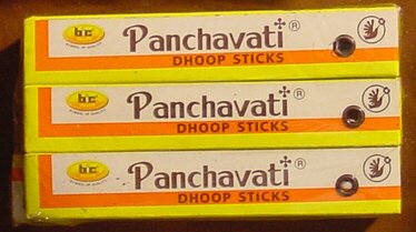 Dpnamron Panchavati Dhoop Sticks - One Dozen Boxes - 5" King Size