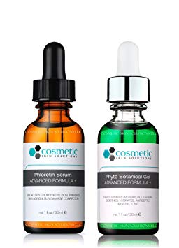 Phloretin Serum   Phyto   Botanical Gel Advanced Formula  . Prevent / Lighten & Hydrate - 2 Combo Pack - 1 fl oz / 30 ml each.