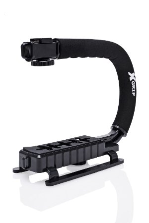 Opteka X-GRIP Professional Action Stabilizing Handle for Digital SLR Cameras and Camcorders (Black)
