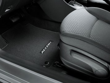 Genuine 2012 Hyundai Accent Carpet Floor Mats, Black