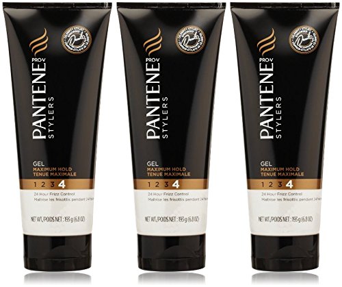 Pantene PRO-V Stylers Max Hold Gel 6.8 oz. (Pack of 3)