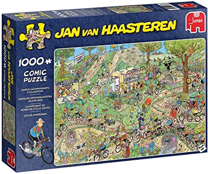 Jumbo 19174 Jan Van Haasteren-WC Cycle Cross 1000 Piece Jigsaw Puzzle