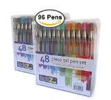 LolliZ Gel Pens  96 Gel Pen Set - 2 Packs of 48 pens each