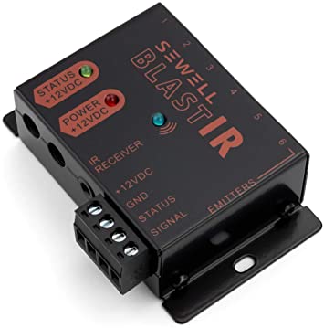 Sewell BlastIR SW-29311 Infrared (IR) Remote Control Receiver Kit (Black)