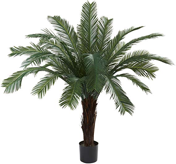 Nearly Natural 6770 Cycas UV Resistant Tree, 5-Feet, Green