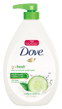 Dove go fresh Body Wash Cool Moisture 34 oz Pump