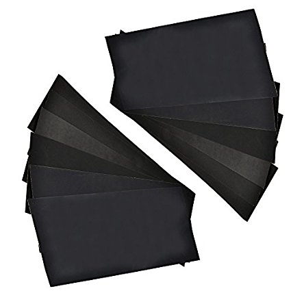 COSMOS 12 Pcs Sandpaper Abrasive Dry/Wet Paper Sheets 400/600/800/1000/1200/1500 Grit Hobby Tool, 9" x 3.6"