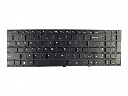 New Keyboard Compatible with Lenovo LdeaPad Flex 2 15 B50 B50-30 B50-45 B50-70 B50-80 B51-80 G50 G50-30 G50-45 G50-70 G50-70m G50-80 Z50 Laptop with Frame US T6G1-US 25214785 25214725 PK1314K1A00