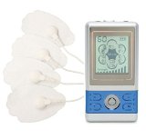 FDA cleared OTC TENS unit BM6ML Blue HealthmateForever Pain Relief Reduce 6 modes Portable tens machine for Pain Back Massager handheld and Neck Massager Handheld Smart Physical Therapy for Electrotherapy Pain Management -- Pain Relief Therapy  Chosen by Sufferers of Tennis Elbow Carpal Tunnel Syndrome Arthritis Bursitis Tendonitis Plantar Fasciitis Sciatica Back Pain Fibromyalgia Shin Splints Neuropathy and other Inflammation Ailments Lifetime Warranty