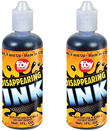 Rhode Island Novelty Disappearing Ink in Squeezable Tube, 1 fl oz (2-Units)