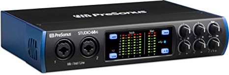 PreSonus Studio 68c 6x6, 192 kHz, USB-C Audio Interface