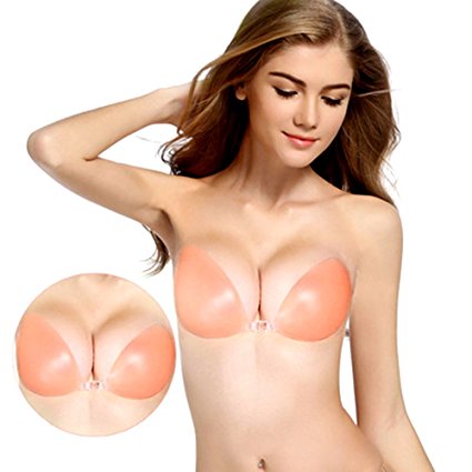 Silicone Strapless Self Adhesive Invisible Push-up Bra