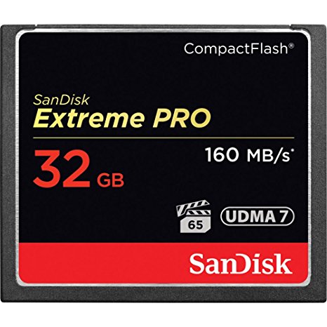 Sandisk 32 GB Extreme Pro CF 160MB/s High Speed UDMA7 Compact Flash Card