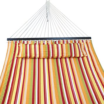 ZENY Hammock Quilted Fabric Double Size Spreader Bar Heavy Duty Brand New Stylish 450lbs Capacity