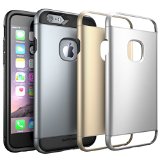 iPhone 6S Case SUPCASE 2 Layer Slim Hybrid Case with 3 Interchangeable Covers for Apple iPhone 6  6S 47 inch - Retail Package - Space GraySilverGold