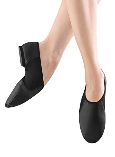 Bloch Dance Women's Neo-Flex Leather and Neoprene Slip On Split Sole Jazz Shoe