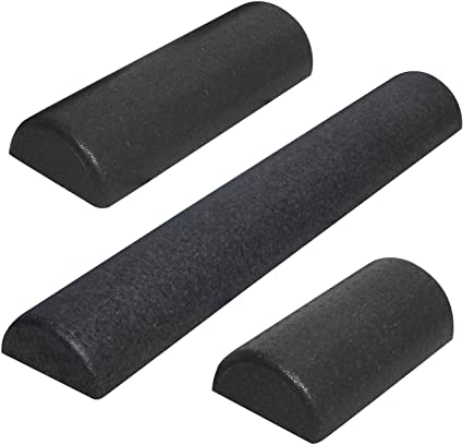 FIT1ST Fitness First High-Density Molded Foam Roller - Half Round