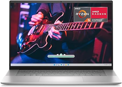 Dell Inspiron 5635 Laptop - 16.0-inch 16:10 FHD  (1920 x 1200) Display, AMD Ryzen 5-7530U, 8GB LPDDR4x RAM, 512GB SSD, AMD Radeon Graphics, Onsite Migrate, Windows 11 Home - Platinum Silver