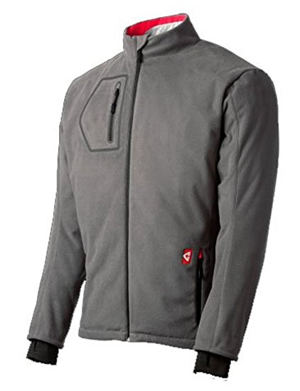 Gerbing Men's Mountain Sport Fleece Heated Jacket Gray