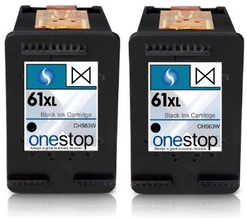 MX Brand 61XL Black inkjet premium High Yield Ink Cartridge for HP CH563WN For HP 3000 3050 3050A x 2