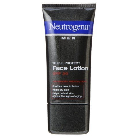 Neutrogena Men Triple Protect Face Lotion, SPF 20, Advanced Formula, 1.7 Fluid Ounce (50 ml)