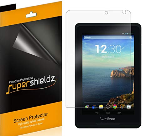 (3 Pack) Supershieldz for Verizon Ellipsis 7 Screen Protector, High Definition Clear Shield (PET)