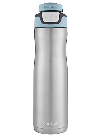 Contigo AUTOSEAL Chill Stainless Steel Water Bottle, 24 oz, Iced Aqua