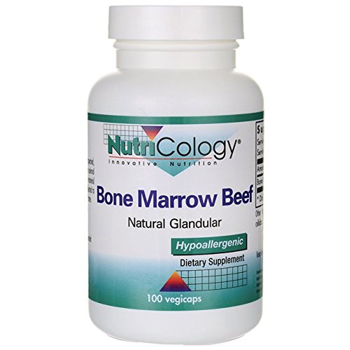 Nutricology Bone Marrow Beef Gland Capsules, 100 Count