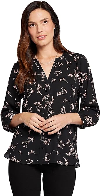 NYDJ Women's Pintuck Blouse