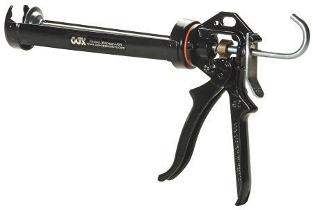 COX 41004-XT Extra Thrust 10.3-Ounce Cartridge 18:1 Mechanical Advantage Cradle Manual Caulk Gun