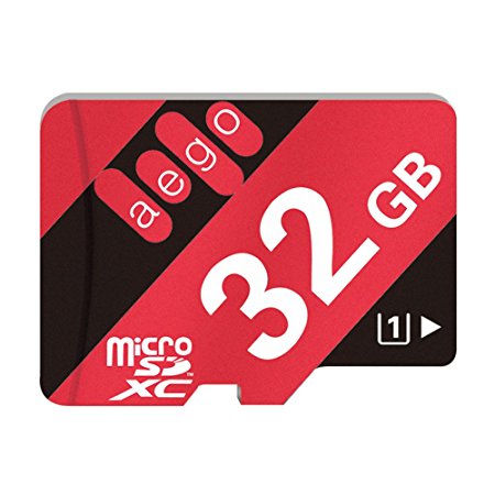 AEGO 32gb MicroSD Class 10 UHS-1 SDXC Memory Card for Fire HD 8 Tablet, with Free Adapter (AEGO-32gb, U1)