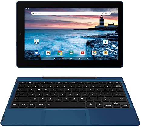 RCA Premier 11.6" Delta Pro 2 Android 10 Tablet with Keyboard (Navy Blue)