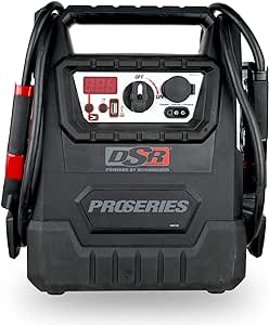 Schumacher DSR158 - ProSeries Jump Starter - 12V 2400 Peak Amps Portable Car Jump Starter   Maintainer - Jumper Cables with Battery Pack - 500 cranking amps