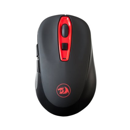 Redragon M650 24GHz Wireless Gaming Mouse 100015002000 DPI Nano USB Receiver Avago Energy Efficient Infrared Engine