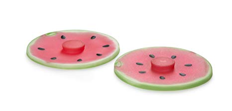 Charles Viancin Silicone Drink Covers 4 inch Watermelon - Set of 2