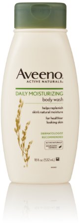 Aveeno Active Naturals Daily Moisturizing Body Wash with Natural Oatmeal, 18 Oz