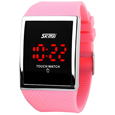 Touch Screen Outdoor Sports Watch with LED, Digital for Boys Girls,10  Years Old Kids