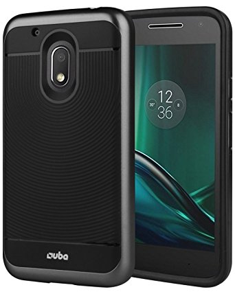 Moto G4 Play Case, OUBA [Dual Layer] Hybrid Armor Defender shockproof Protective Cover Case for Motorola Moto G4 Play - Black