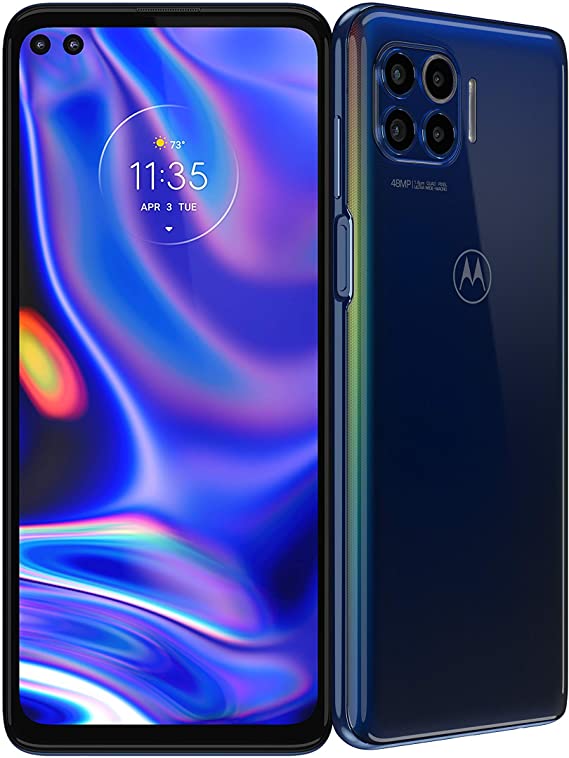 Motorola One 5G | 2020 | Unlocked | Made for US by Motorola | 4/128GB | 48MP Camera | Blue