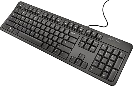 Insignia - USB Keyboard - Black