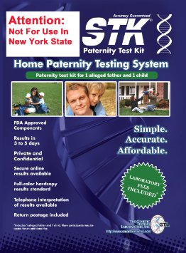 STK Paternity Test Kit - Includes All Lab Fees