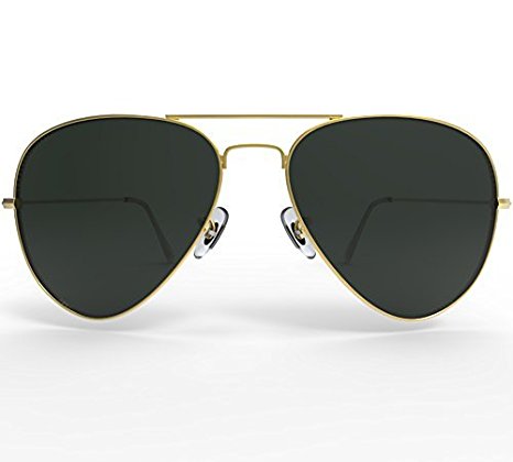 Aviator Sunglasses, BlackLemon Aviator Fashion Sunglasses for Women Men 100% UV protection Glasses