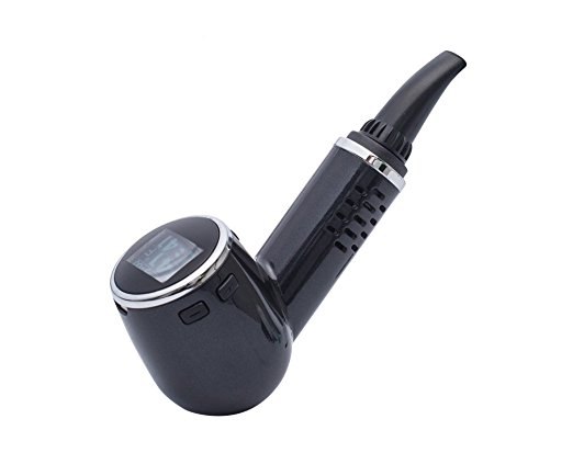 Portable Small Electronic Herb Vaporizer Pen Kit-Vapor Pens Original Herbal Homles Vaporizer For Women Men Smoker (Black)