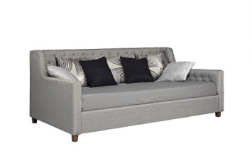 DHP 4030439 Jordyn Upholstered Daybed, Twin, Gray
